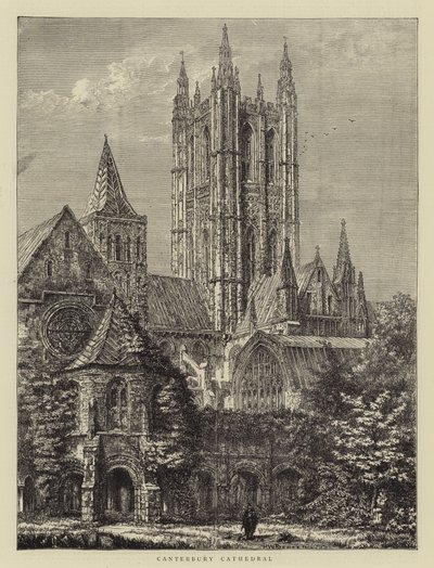 Kathedraal van Canterbury door Henry William Brewer